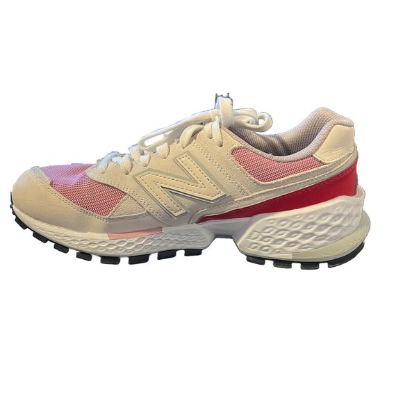 Fig X New Balance 574S Pop Red White & Pink Women’s 9.5 Men’s 8 - Picture 3 of 12